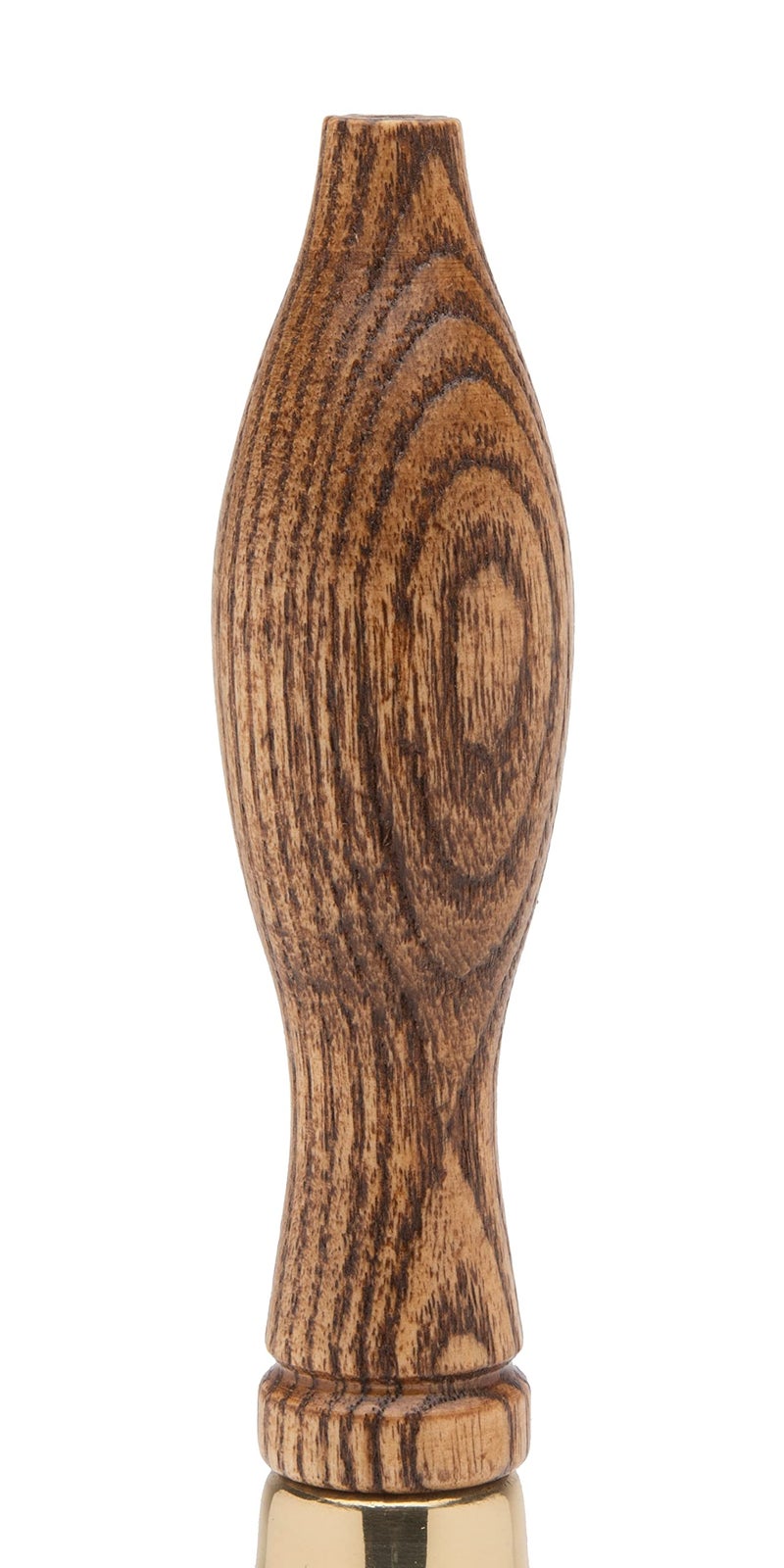 Bevin Bells Solid Brass Hand Bell | 6HB | New England Hardwood Handle | Elegant Hand Call Bell | Noise Makers | Loud Brass Bells | Easy to Grip Handle | Teacher Handheld Bell | Made in CT, USA - Image 3